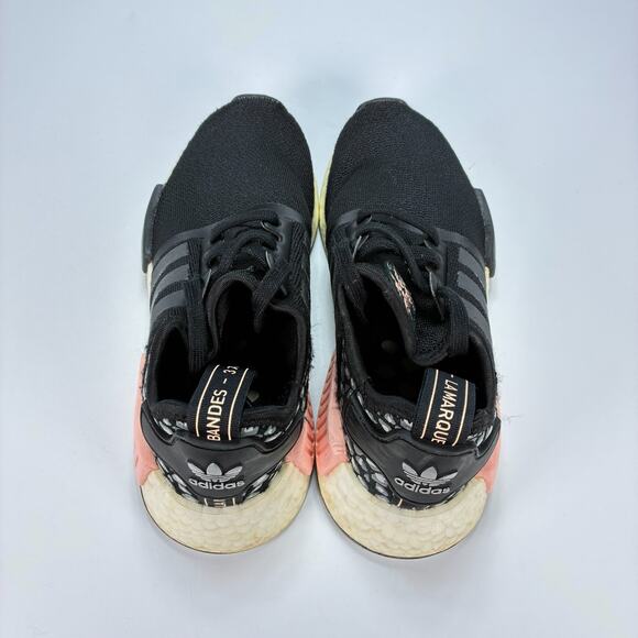 Adidas NMD R1 Black Animal Print Retro Slip On Running Shoes FZ1017 Women's Sz 6 - Picture 6 of 10